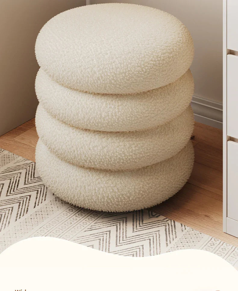 Tabouret Pouf de chambre minimaliste