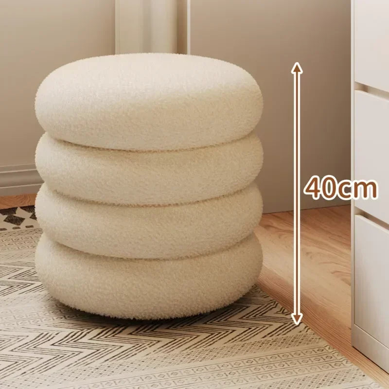 Tabouret Pouf de chambre minimaliste