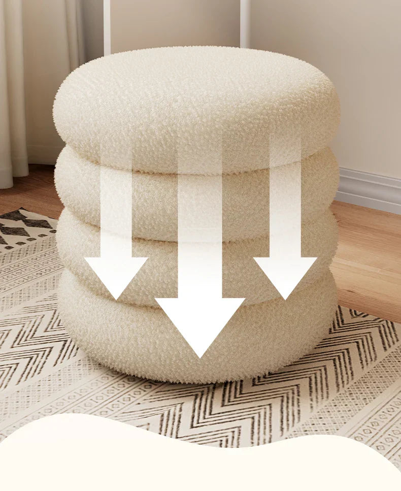 Tabouret Pouf de chambre minimaliste