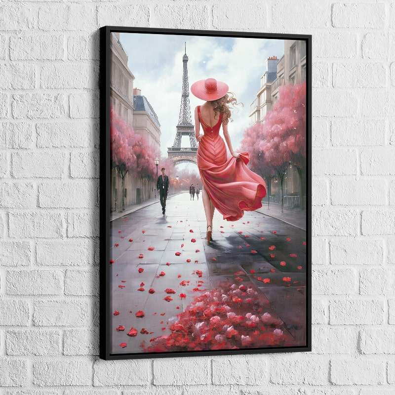 Tableau Moderne Balade Parisienne