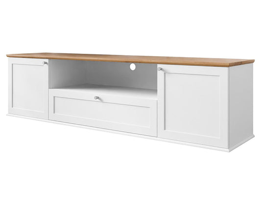 Meuble Tv blanc en bois