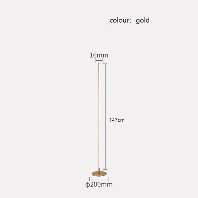 Lampadaire design minimaliste LED Lucien