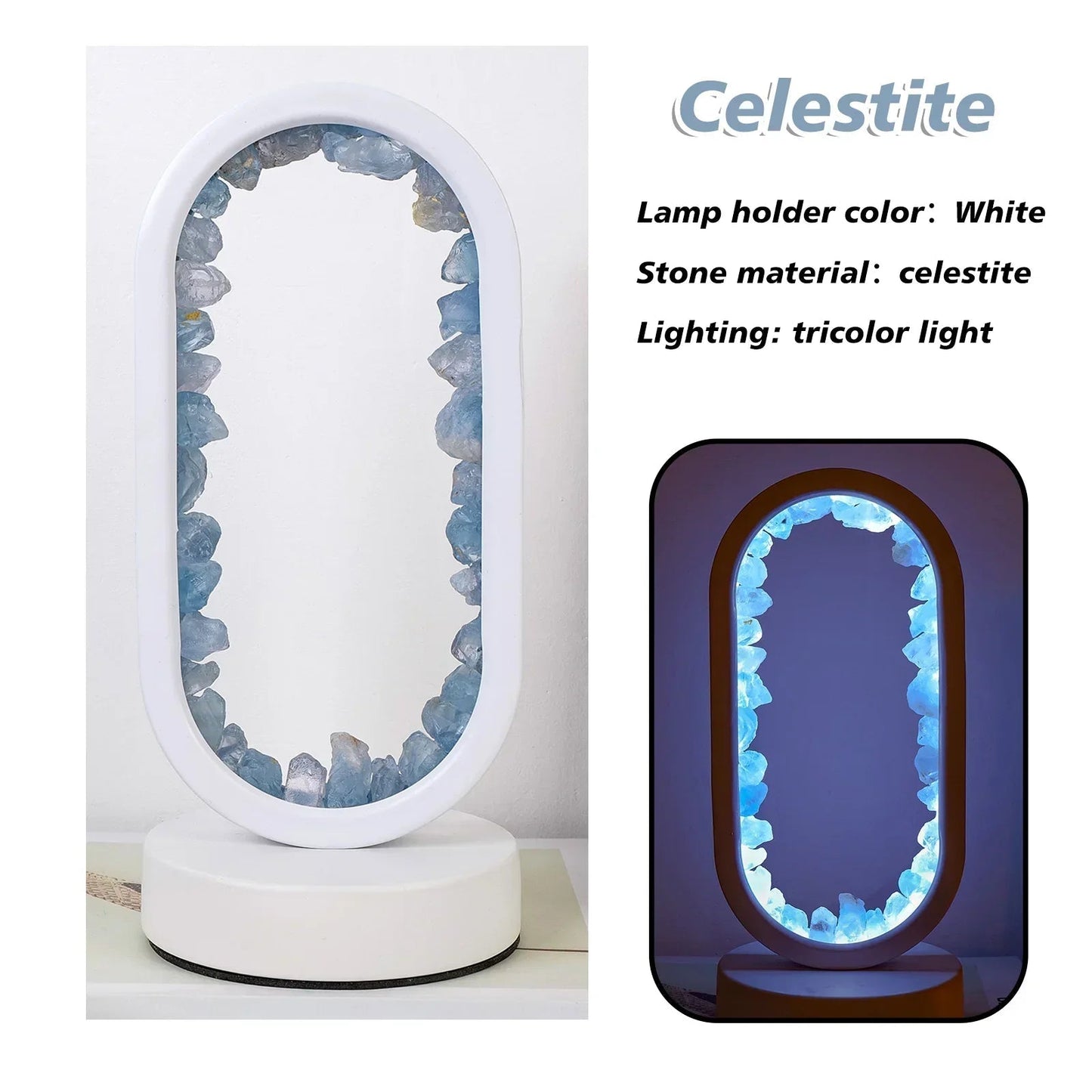 AuraStone | Lampe de calme en améthystes naturelles apaisantes