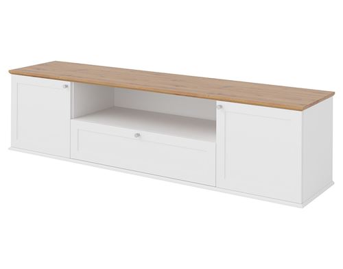 Meuble Tv blanc en bois