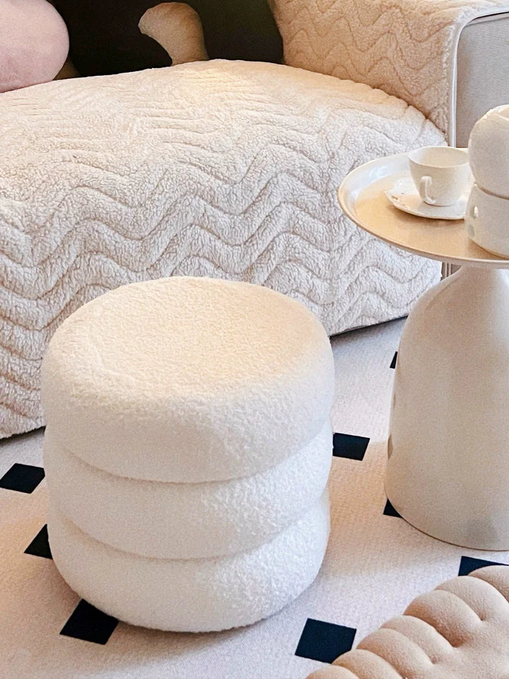 Tabouret Pouf de chambre minimaliste