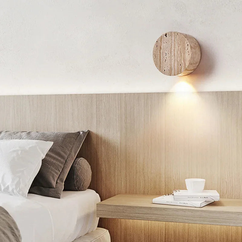 Applique murale style Wabi-Sabi en pierre naturelle – Design japonais raffiné