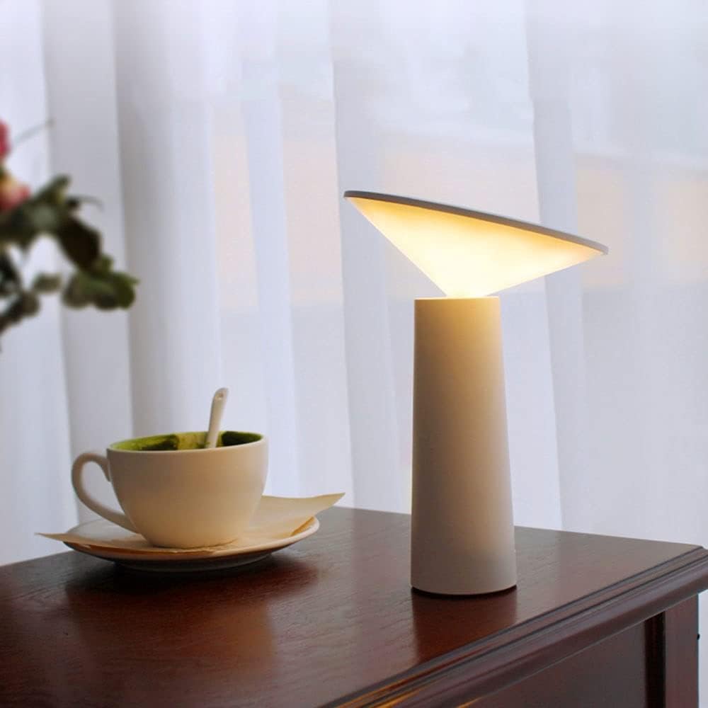 Lampe de Table LED Moderne avec Tête Rotative