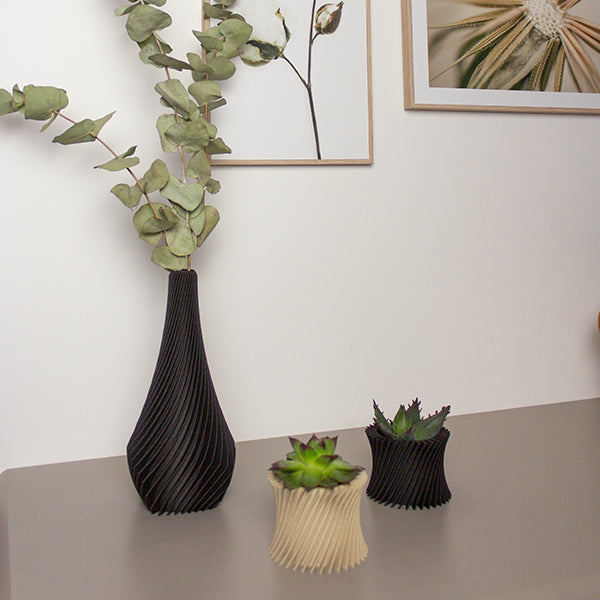Vase Ailettes Twist