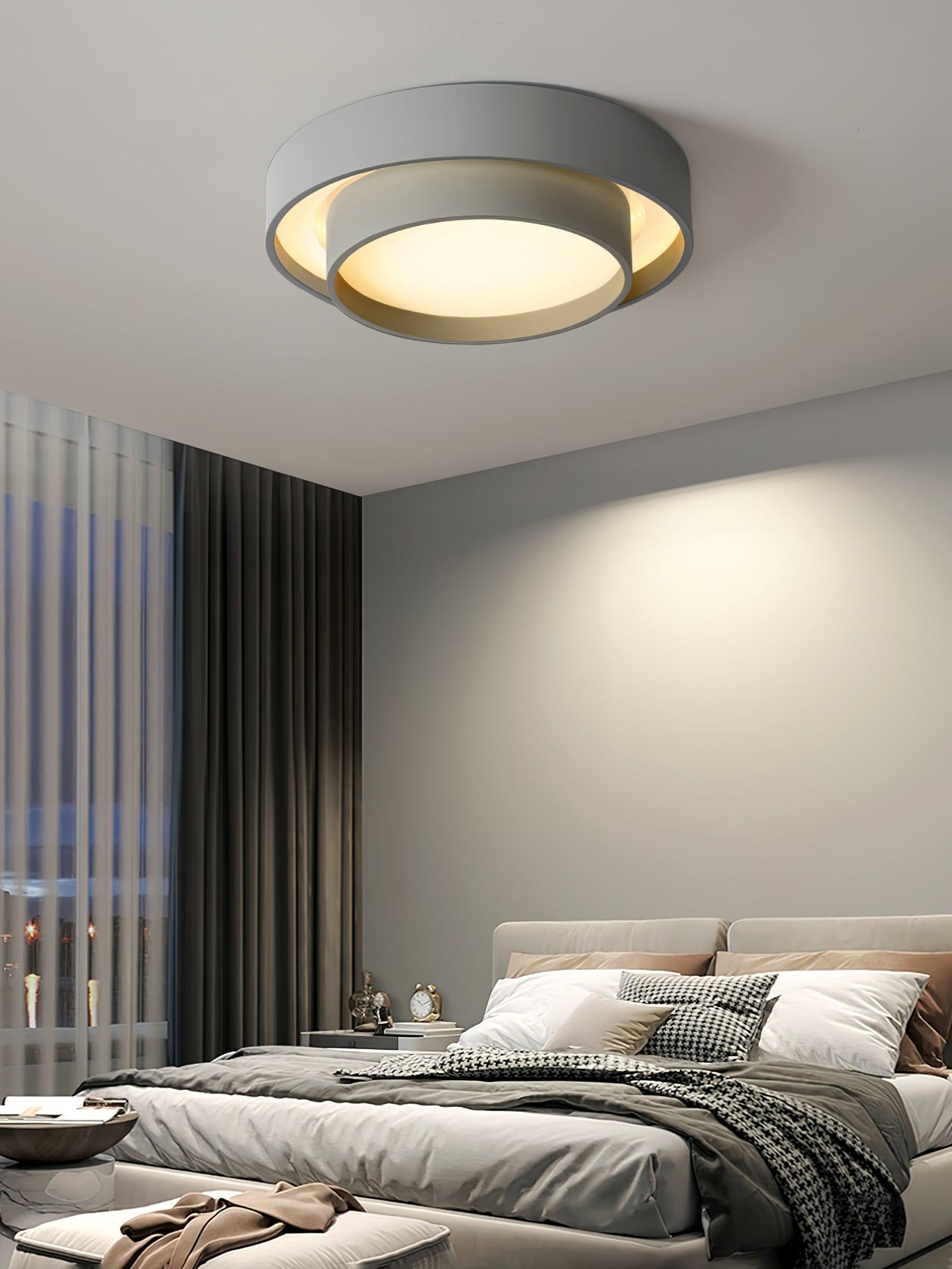 Plafonnier Moderne à LED - Design Cylindrique Élégant et Intégré